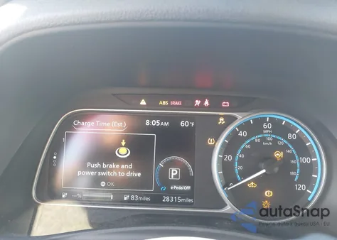 2019 Nissan Leaf S from USA, damaged, VIN 1N4AZ1CP0KC313114